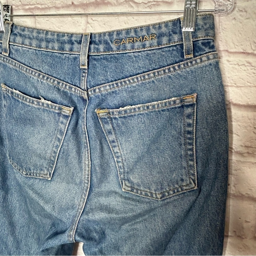 Carmar High Rise Button Fly Bootcut Jeans - Picture 6 of 13